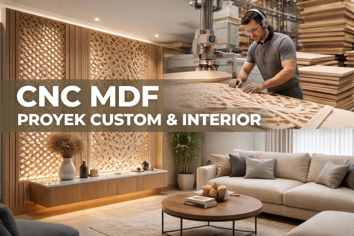 CNC MDF proyek custom interior