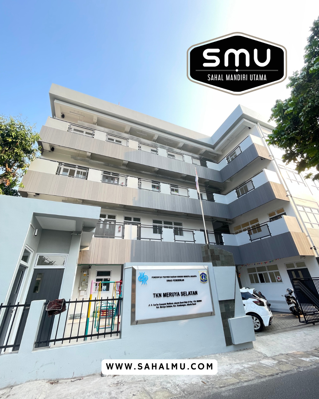 Proyek Pemasangan Conwood Lap Siding G Series & Plank 8 Plain di TKN Meruya Selatan